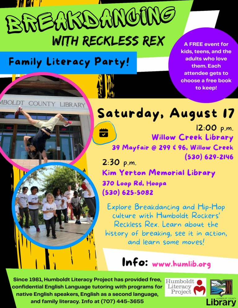 Breakdancing With Reckless Rex – in Hoopa!